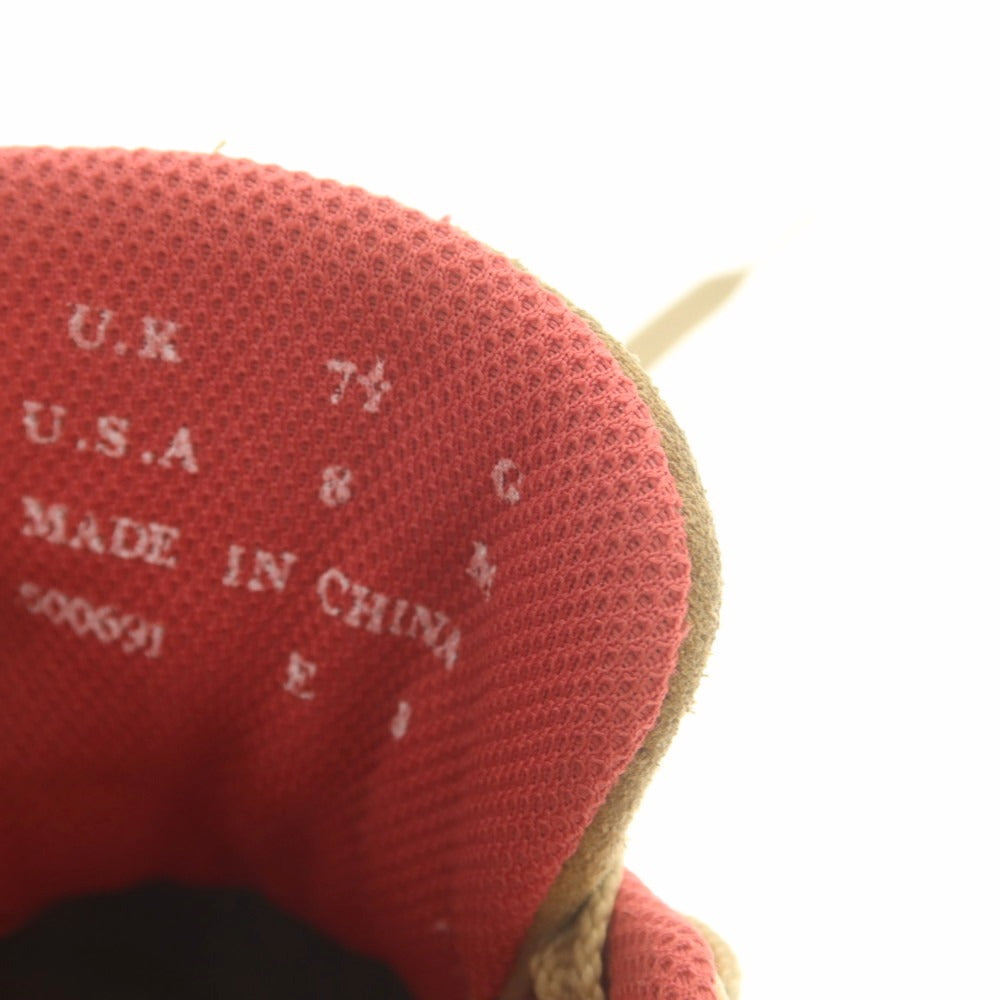 【中古】クラークス Clarks スエード スニーカー ベージュ【 US8 】【 状態ランクC 】【 メンズ 】