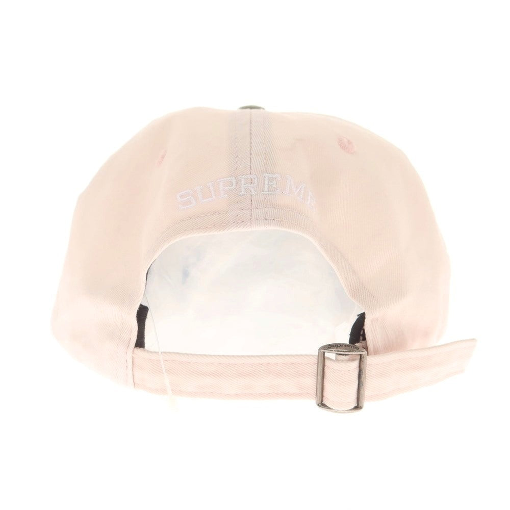 【中古】シュプリーム Supreme 2025年秋冬 Pigment Coated 2-Tone S Logo 6-Panel キャップ ライトピンクxカーキ【 ONE SIZE(58cm) 】【 状態ランクB 】【 メンズ 】