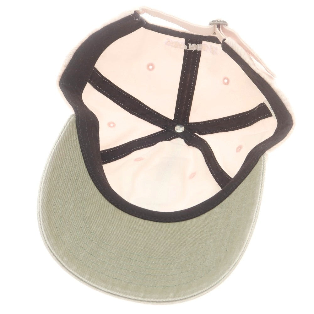 【中古】シュプリーム Supreme 2025年秋冬 Pigment Coated 2-Tone S Logo 6-Panel キャップ ライトピンクxカーキ【 ONE SIZE(58cm) 】【 状態ランクB 】【 メンズ 】