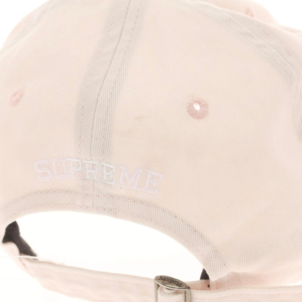 【中古】シュプリーム Supreme 2025年秋冬 Pigment Coated 2-Tone S Logo 6-Panel キャップ ライトピンクxカーキ【 ONE SIZE(58cm) 】【 状態ランクB 】【 メンズ 】