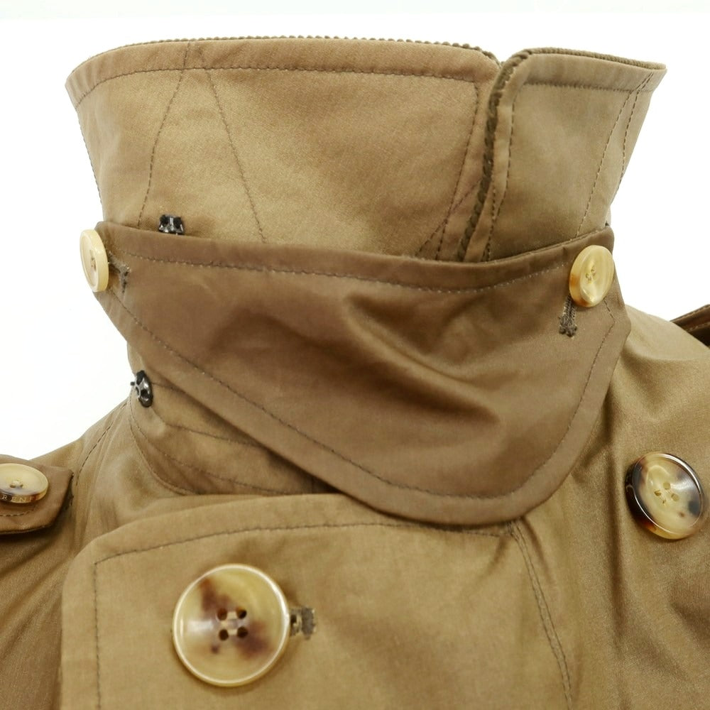 【中古】グレンフェル GRENFELL オイルドコットン トレンチコート カーキブラウン系【 38 】【 状態ランクD 】【 メンズ 】