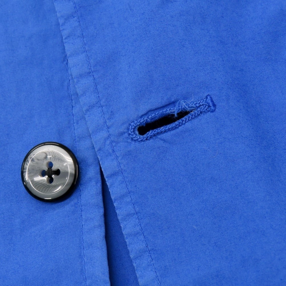 【中古】ティージャケット T-JACKET T-Earth ストレッチ コットン 2B カジュアルジャケット ブルー【 M 】【 状態ランクC 】【 メンズ 】