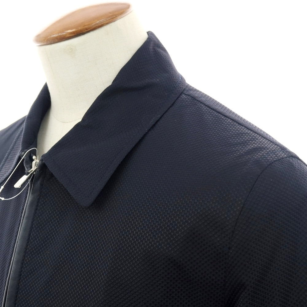 【中古】コルネリアーニ CORNELIANI ポリエステル ジップアップ スイングトップ ネイビー【 46 】【 状態ランクC 】【 メンズ 】
