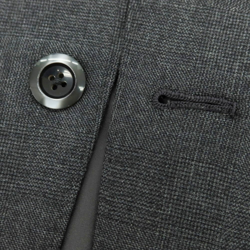 【中古】ボストンテーラー BOSTON TAILOR ウール スリーピース 3つボタンスーツ ダークグレー【 表記なし(S位) 】【 状態ランクB 】【 メンズ 】
