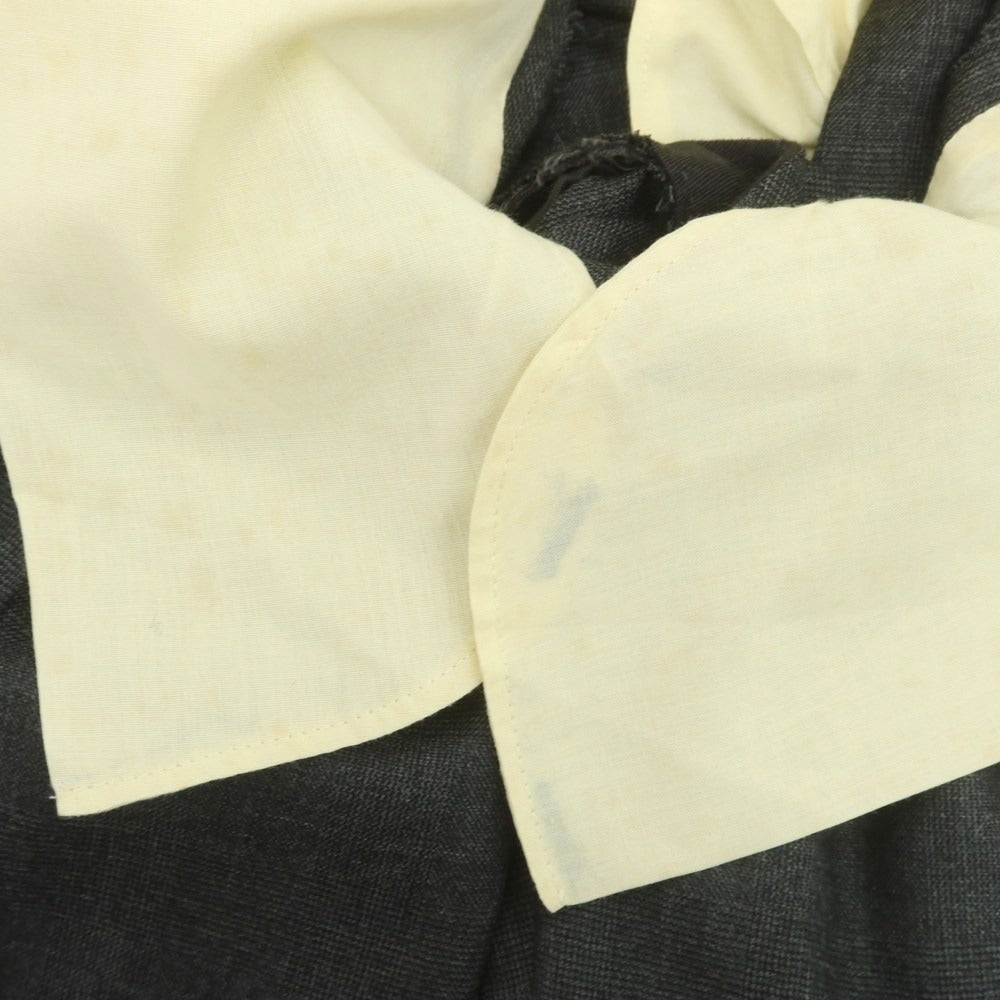 【中古】ボストンテーラー BOSTON TAILOR ウール スリーピース 3つボタンスーツ ダークグレー【 表記なし(S位) 】【 状態ランクB 】【 メンズ 】