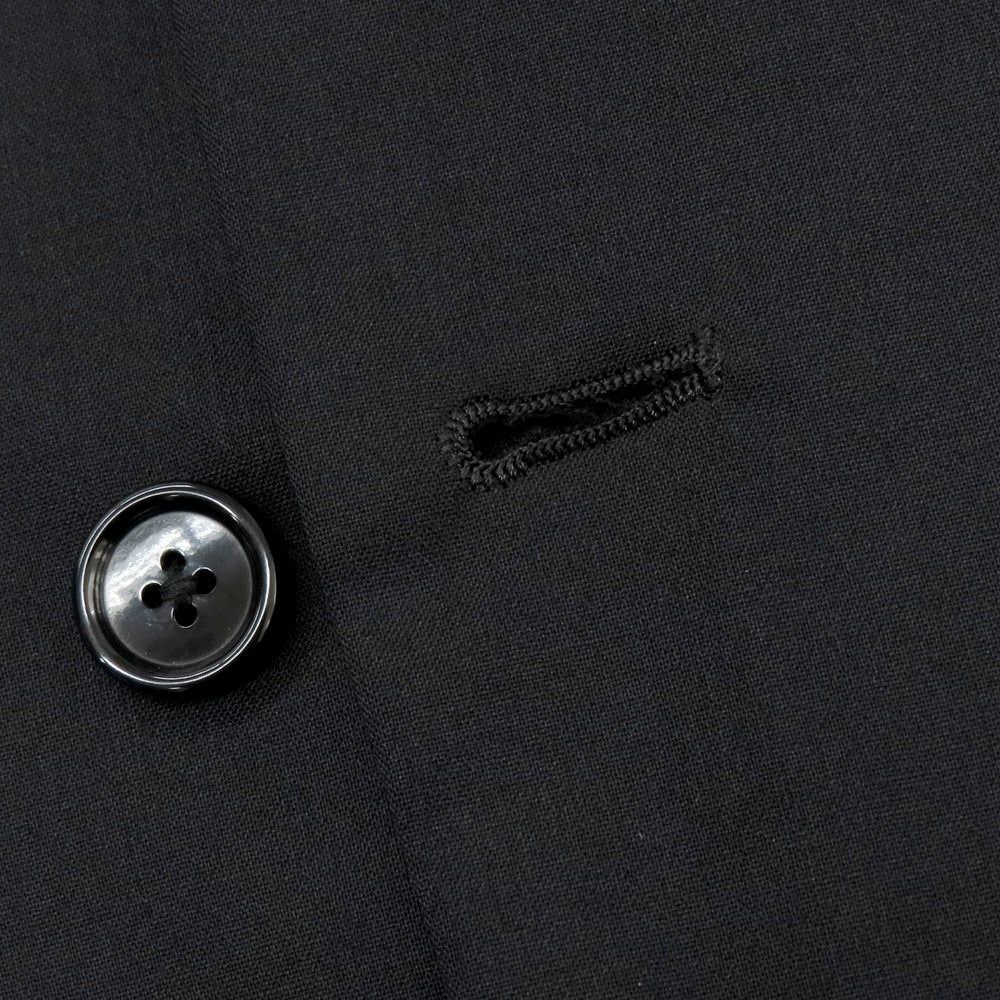 【中古】モンサオ moncao ストレッチ ウールシルク 2B カジュアルジャケット ブラック【 S 】【 状態ランクC 】【 メンズ 】