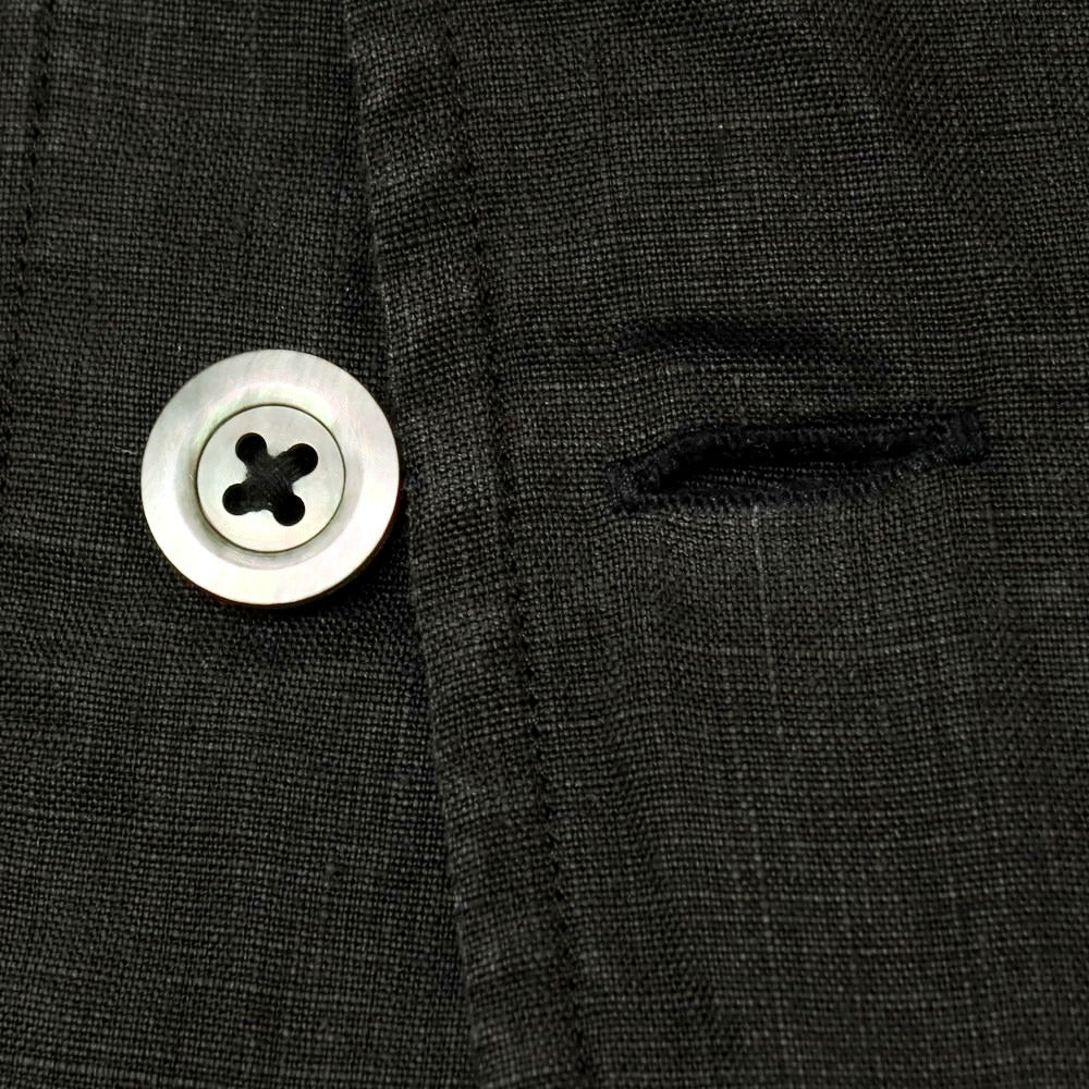 【中古】マーガレットハウエル MARGARET HOWELL リネン カジュアルシャツ ブラック【サイズM】【 状態ランクC 】【 メンズ 】