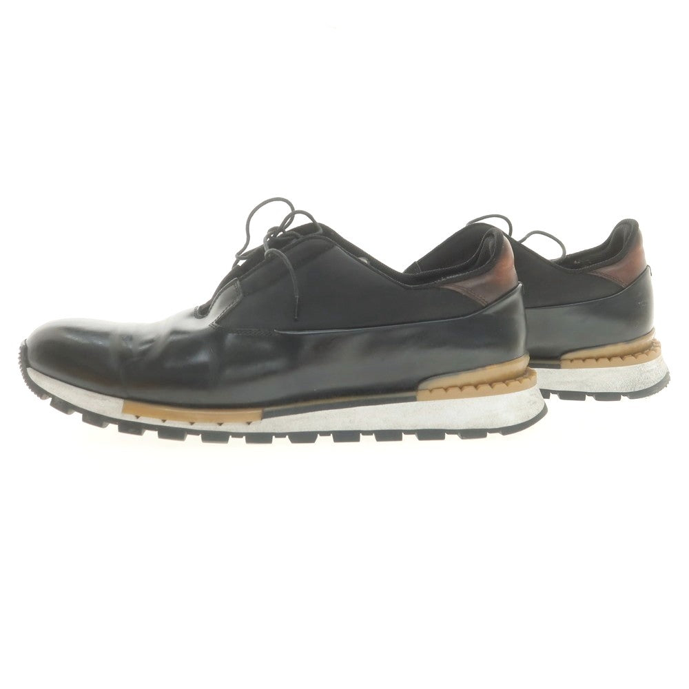 【中古】ベルルッティ Berluti レザー スニーカー ブラック【 7 】【 状態ランクC 】【 メンズ 】