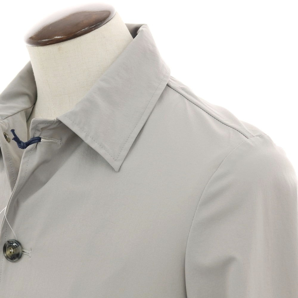 【新品アウトレット】バルバ BARBA ストレッチ ナイロン ステンカラーコート グレー【 50 】【 状態ランクN- 】【 メンズ 】