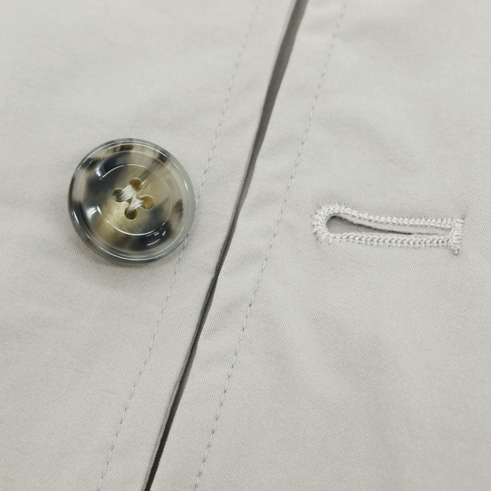 【新品アウトレット】バルバ BARBA ストレッチ ナイロン ステンカラーコート グレー【 50 】【 状態ランクN- 】【 メンズ 】