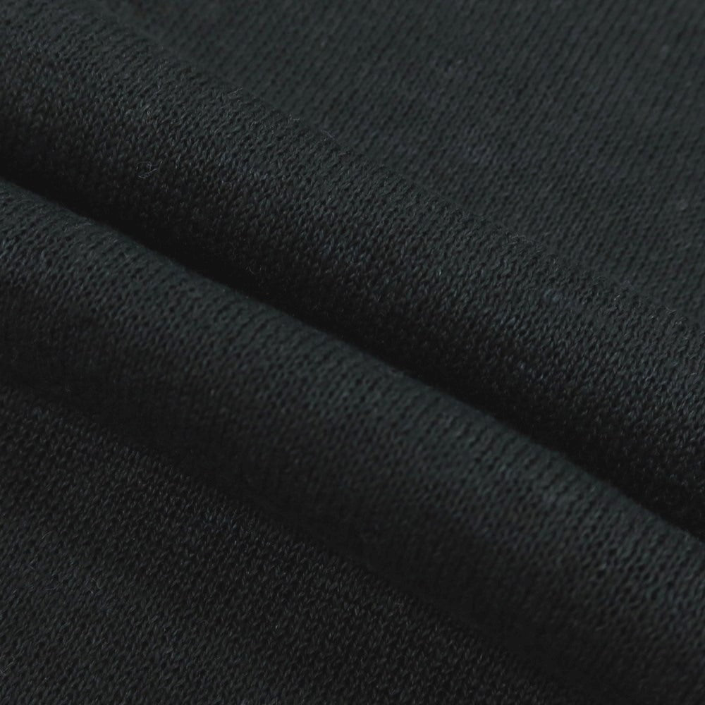 【新品】ヴィルーム V::loom リネン クルーネック 半袖 プルオーバーニット ブラック【 L 】【 状態ランクN 】【 メンズ 】