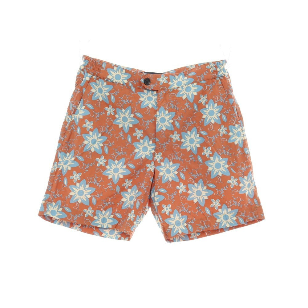 【新品】インコテックス INCOTEX mare ナイロン 花柄 フラワー プリント スイムウェア 水着 ライトオレンジブラウン【サイズ50】【メンズ】 新品】インコテックス INCOTEX mare ナイロン 花柄 フラワー プリント