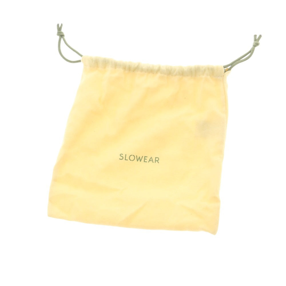 【新品アウトレット】スローウェア SLOWEAR スエードレザー ベルト アイボリー【 105 】【 状態ランクN- 】【 メンズ 】