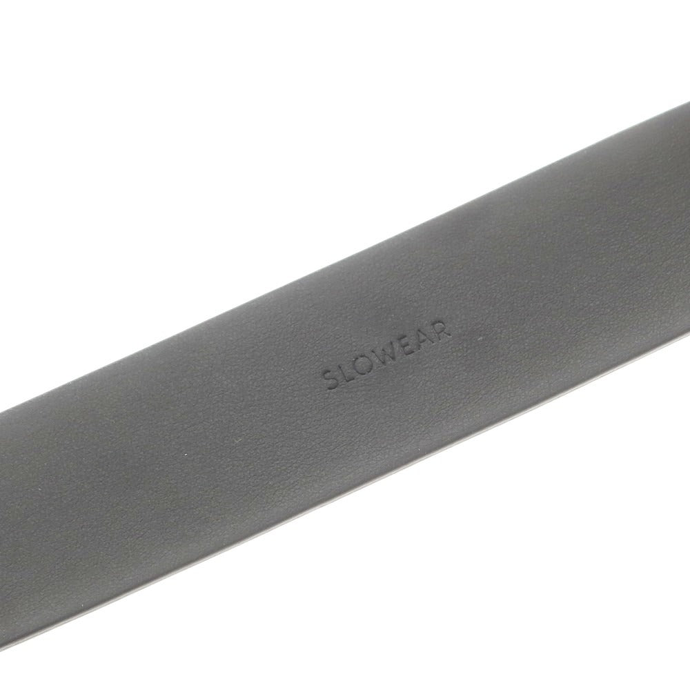 【新品アウトレット】スローウェア SLOWEAR スエードレザー ベルト オリーブ【 95 】【 状態ランクN- 】【 メンズ 】