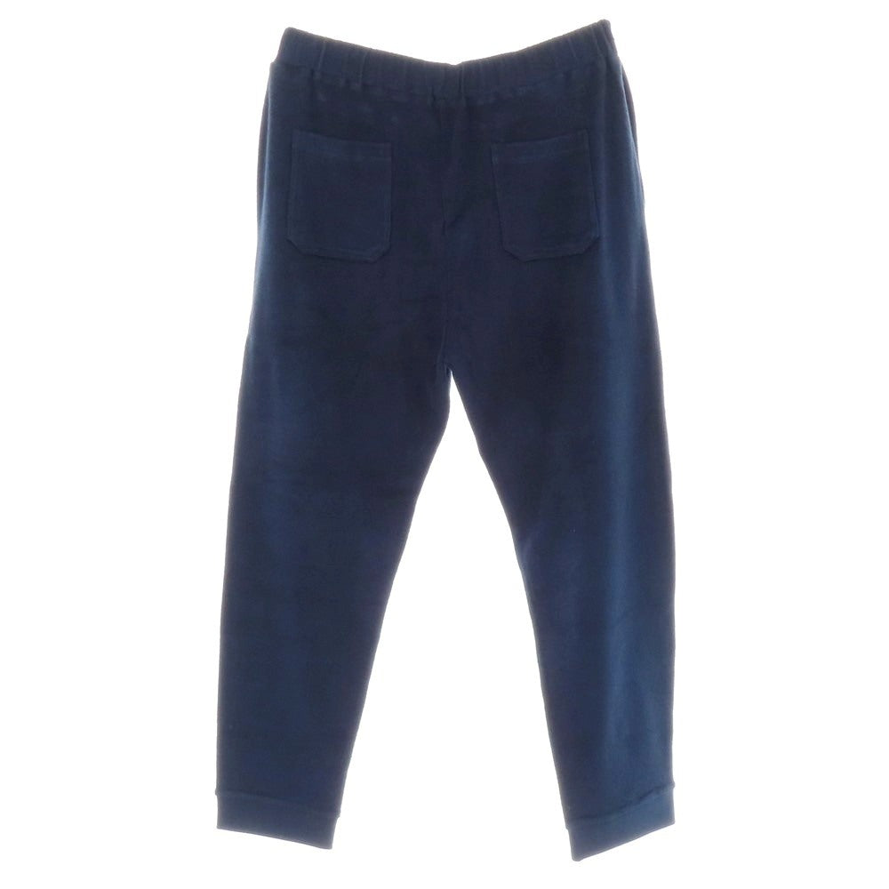 【新品】ザノーネ ZANONE コットン パイル イージーパンツ ネイビー【 L 】【 状態ランクN 】【 メンズ 】