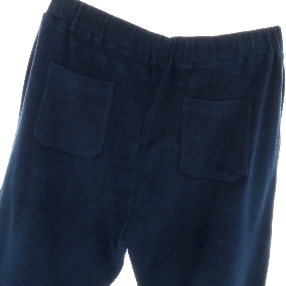 【新品】ザノーネ ZANONE コットン パイル イージーパンツ ネイビー【 L 】【 状態ランクN 】【 メンズ 】