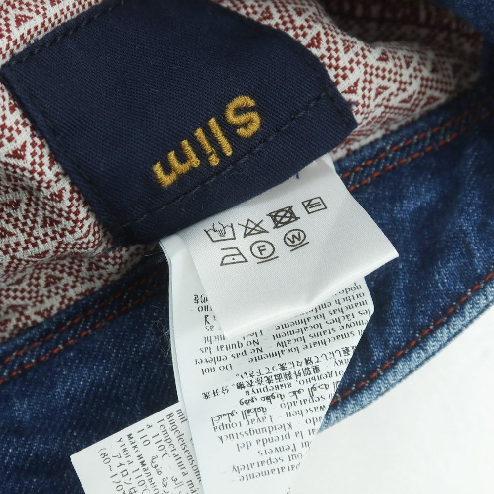 【新品アウトレット】インコテックス ブルーディヴィジョン INCOTEX BLUE DIVISION ストレッチ タイトテーパードデニムパンツ ジーンズ ブルー【 33 】【 状態ランクN- 】【 メンズ 】