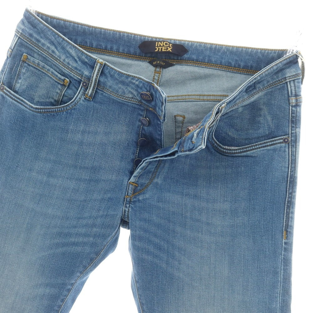 【新品アウトレット】インコテックス ブルーディヴィジョン INCOTEX BLUE DIVISION ストレッチ タイトテーパードデニムパンツ ジーンズ ブルー【 33 】【 状態ランクN- 】【 メンズ 】