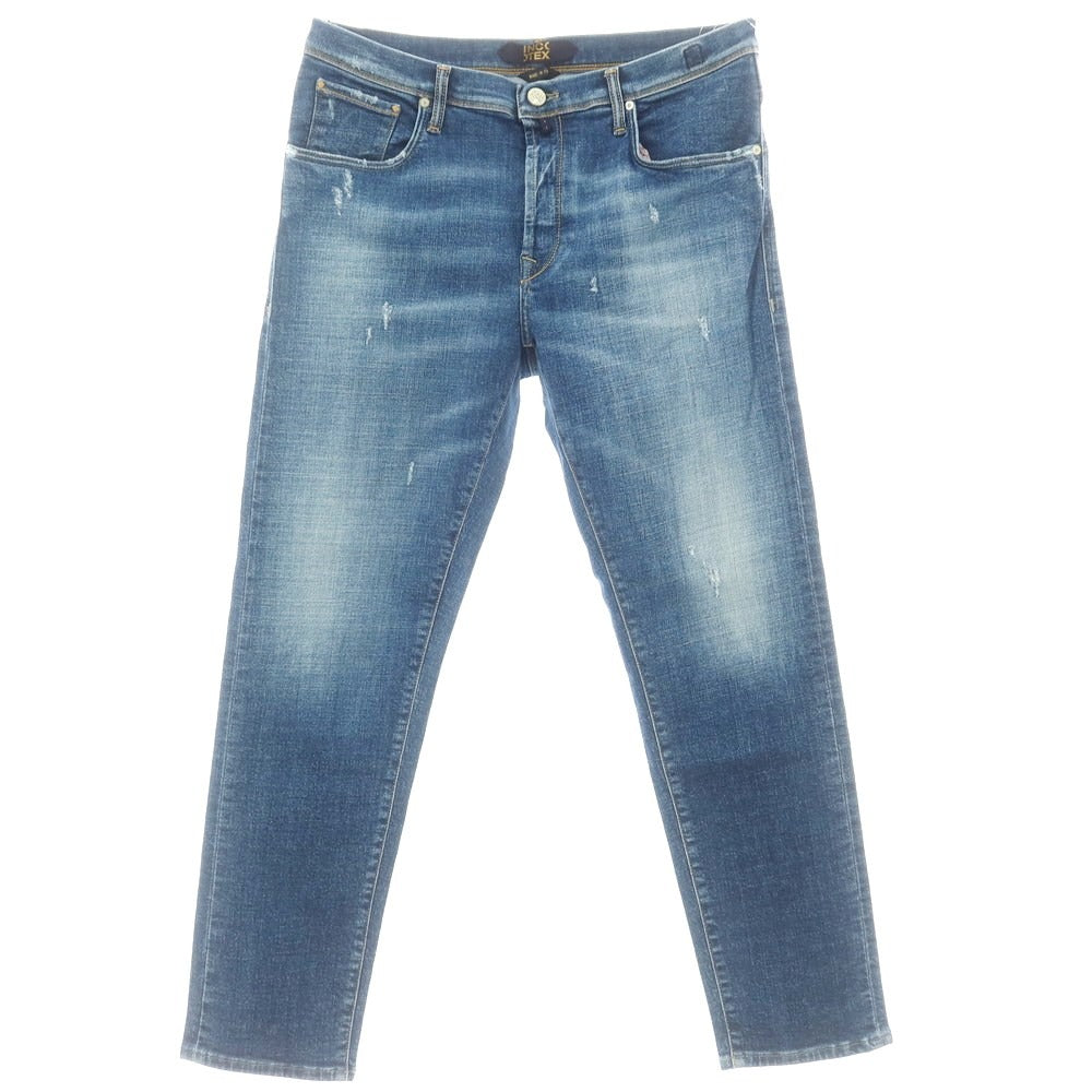 【新品アウトレット】インコテックス ブルーディヴィジョン INCOTEX BLUE DIVISION ストレッチ タイトテーパードデニムパンツ ジーンズ ブルー【 33 】【 状態ランクN- 】【 メンズ 】