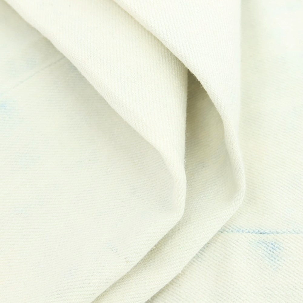 【新品】インコテックス ブルーディヴィジョン INCOTEX BLUE DIVISION コットンリネン デニムパンツ ジーンズ ホワイトブルー【 33 】【 状態ランクN 】【 メンズ 】