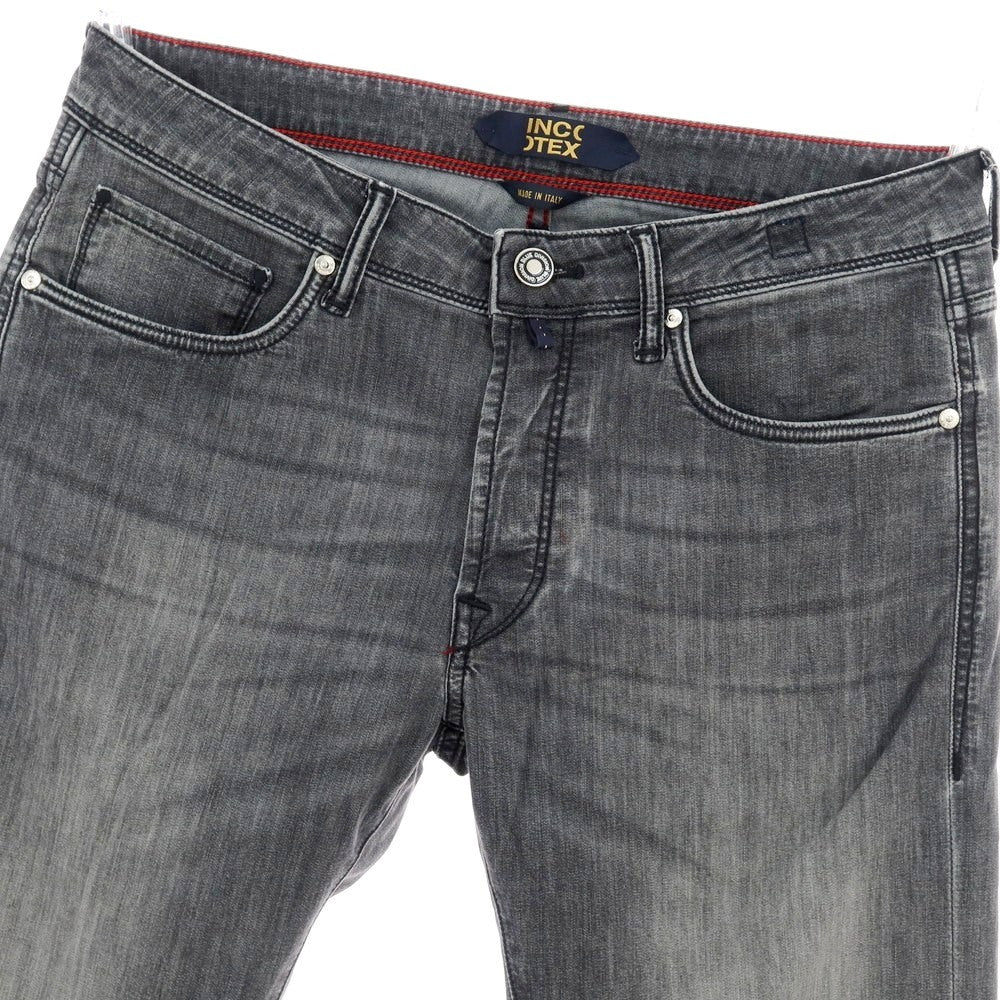 【新品】インコテックス ブルーディヴィジョン INCOTEX BLUE DIVISION ストレッチ コットンレーヨンポリエステル デニムパンツ ジーンズ グレー【 33 】【 状態ランクN 】【 メンズ 】