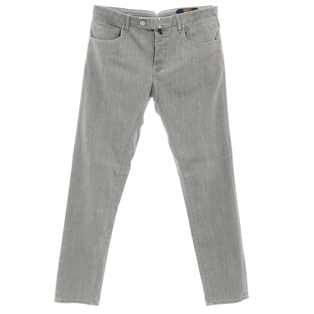 【新品アウトレット】インコテックス ブルーディヴィジョン INCOTEX BLUE DIVISION ストレッチ コットンレーヨンポリエステル デニムパンツ ジーンズ ライトグレー【 33 】【 状態ランクN- 】【 メンズ 】