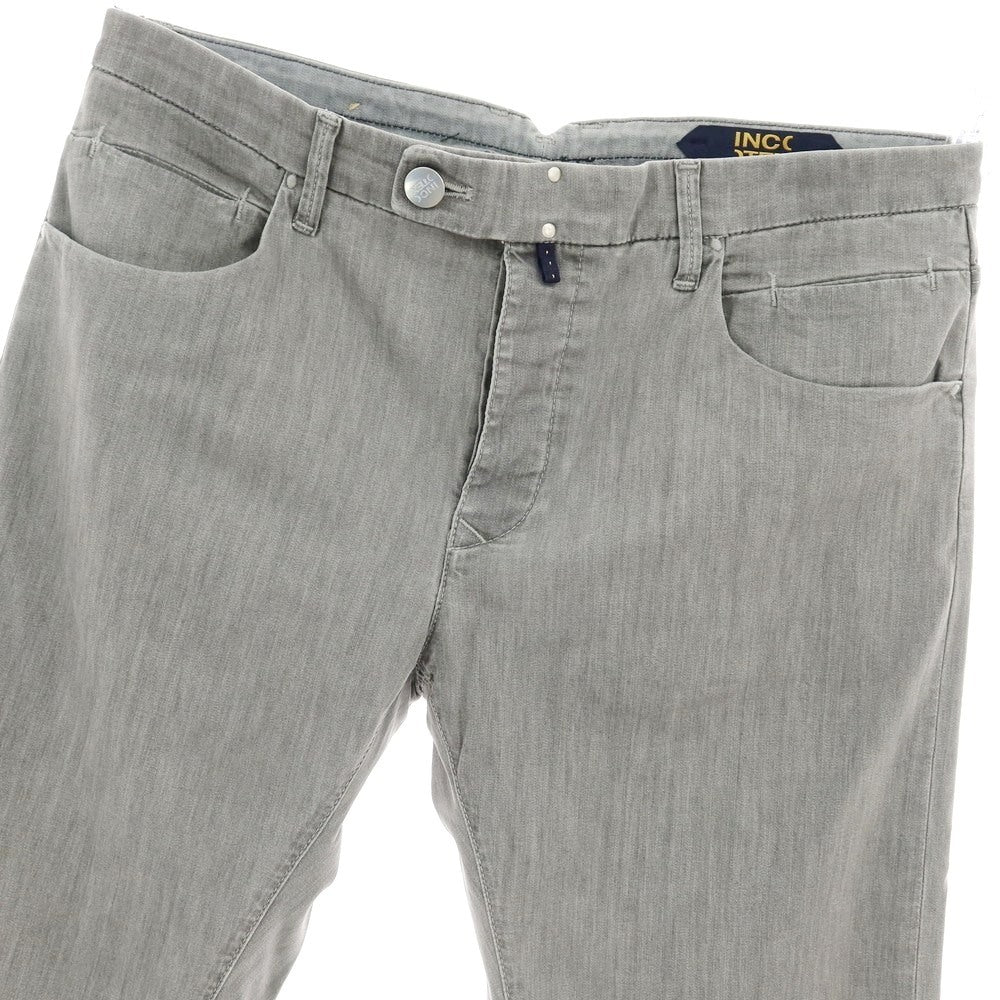 【新品アウトレット】インコテックス ブルーディヴィジョン INCOTEX BLUE DIVISION ストレッチ コットンレーヨンポリエステル デニムパンツ ジーンズ ライトグレー【 33 】【 状態ランクN- 】【 メンズ 】