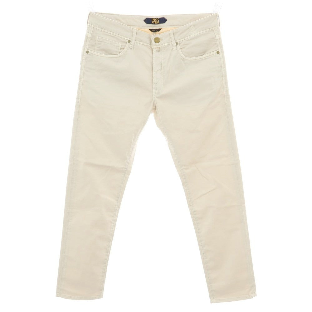 【新品】インコテックス ブルーディヴィジョン INCOTEX BLUE DIVISION ストレッチ コットン 5ポケットパンツ ライトベージュ【 34 】【 状態ランクN 】【 メンズ 】