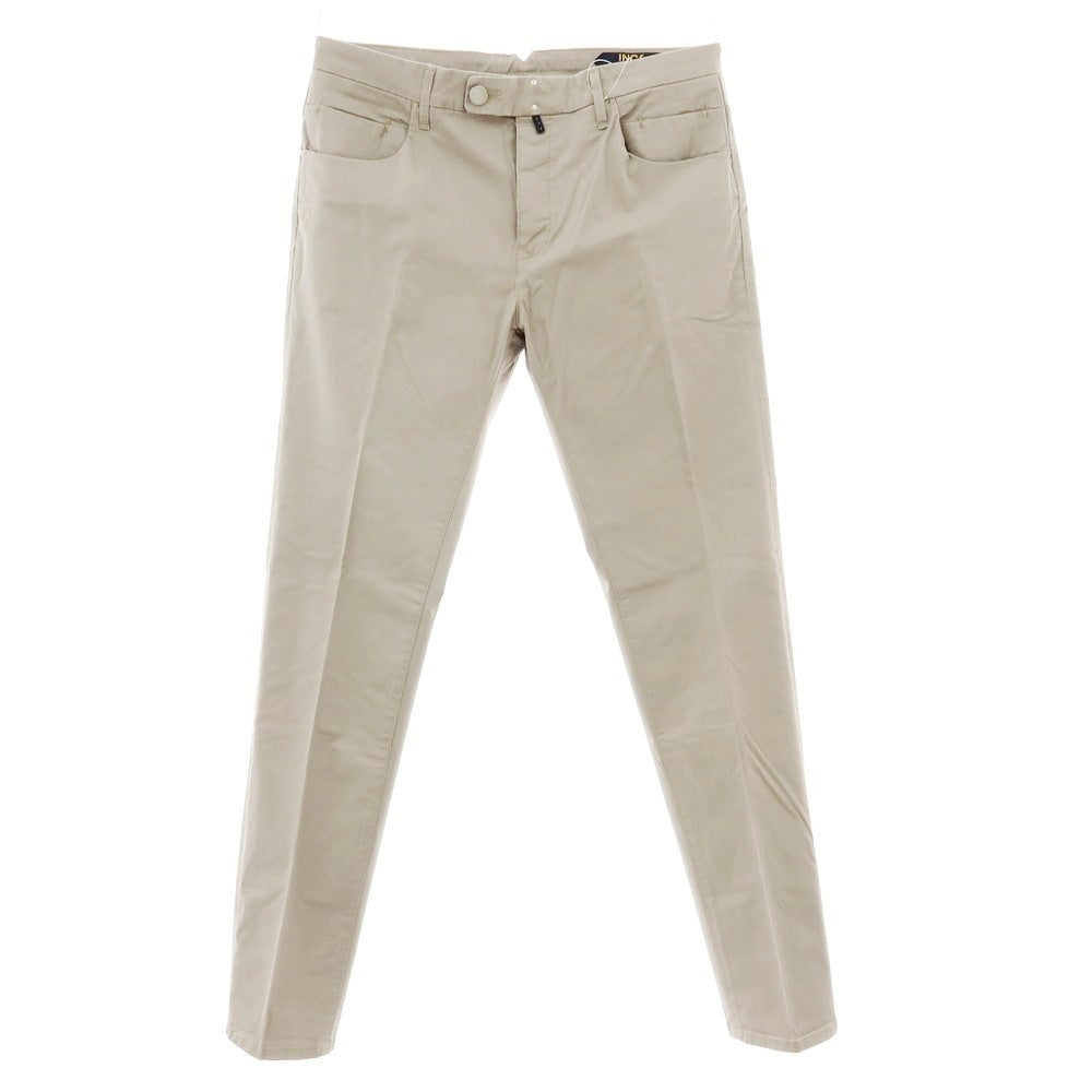 【新品アウトレット】インコテックス ブルーディヴィジョン INCOTEX BLUE DIVISION ストレッチ コットン カジュアルスラックスパンツ グレージュ【 33 】【 状態ランクN- 】【 メンズ 】