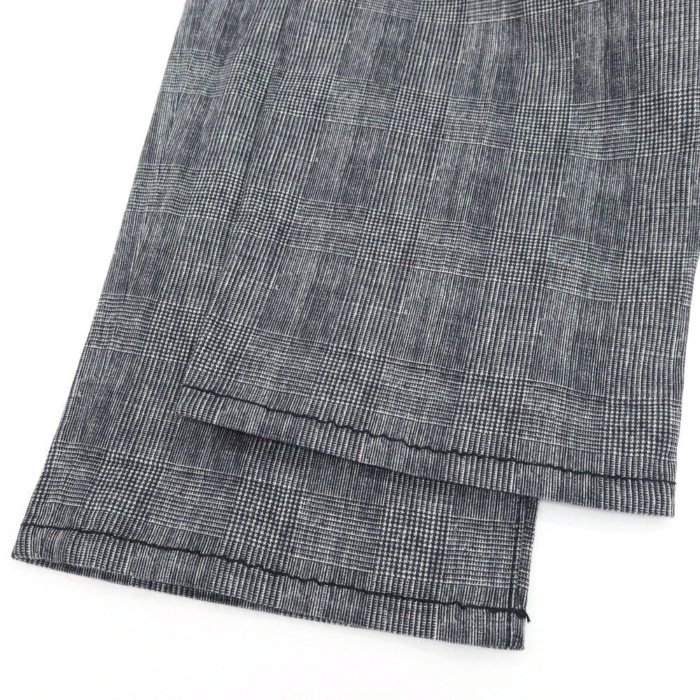 【新品】インコテックス ブルーディヴィジョン INCOTEX BLUE DIVISION ストレッチ コットン グレンチェック 5ポケットパンツ ブラックxホワイト【 34 】【 状態ランクN 】【 メンズ 】