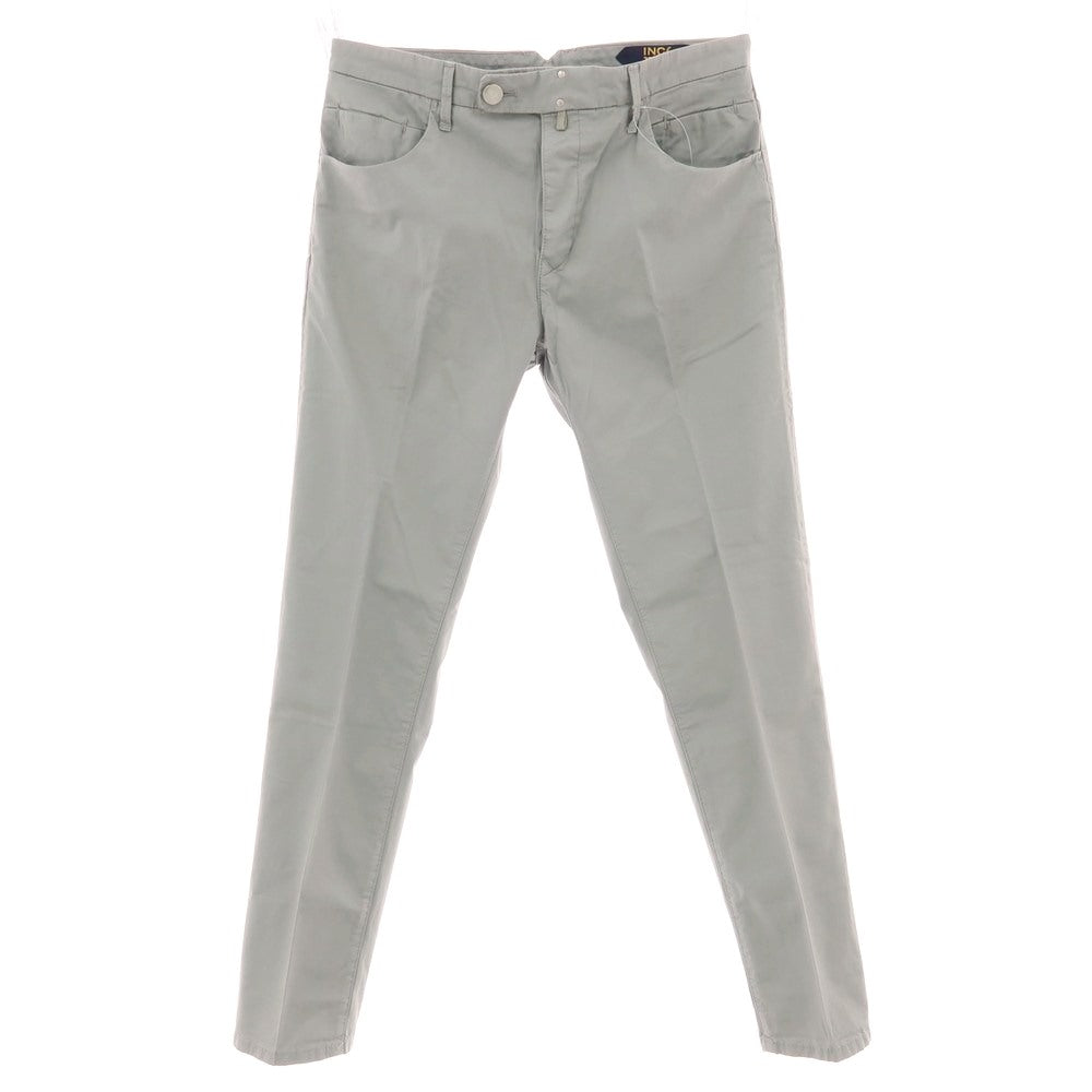 【新品アウトレット】インコテックス ブルーディヴィジョン INCOTEX BLUE DIVISION ストレッチ コットン スラックス パンツ グレー【 サイズ33 】【 状態ランクN- 】【 メンズ 】