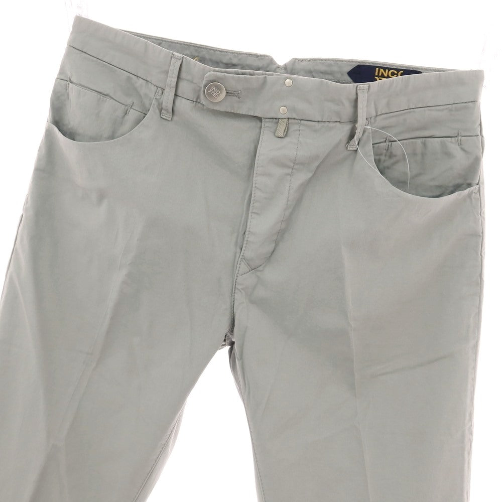【新品アウトレット】インコテックス ブルーディヴィジョン INCOTEX BLUE DIVISION ストレッチ コットン スラックス パンツ グレー【 サイズ33 】【 状態ランクN- 】【 メンズ 】