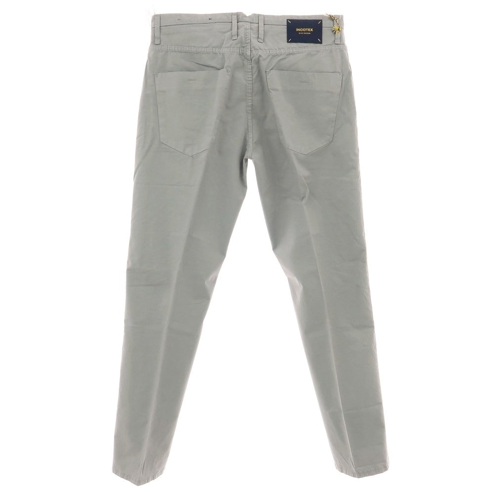 【新品アウトレット】インコテックス ブルーディヴィジョン INCOTEX BLUE DIVISION ストレッチ コットン スラックス パンツ グレー【 サイズ33 】【 状態ランクN- 】【 メンズ 】