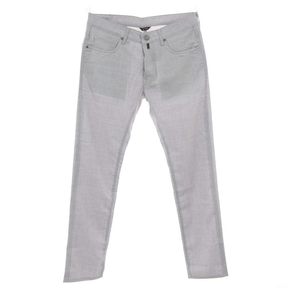 【新品アウトレット】インコテックス ブルーディヴィジョン INCOTEX BLUE DIVISION ストレッチ ウール 5ポケットパンツ ライトグレー【 サイズ33 】【 状態ランクN- 】【 メンズ 】