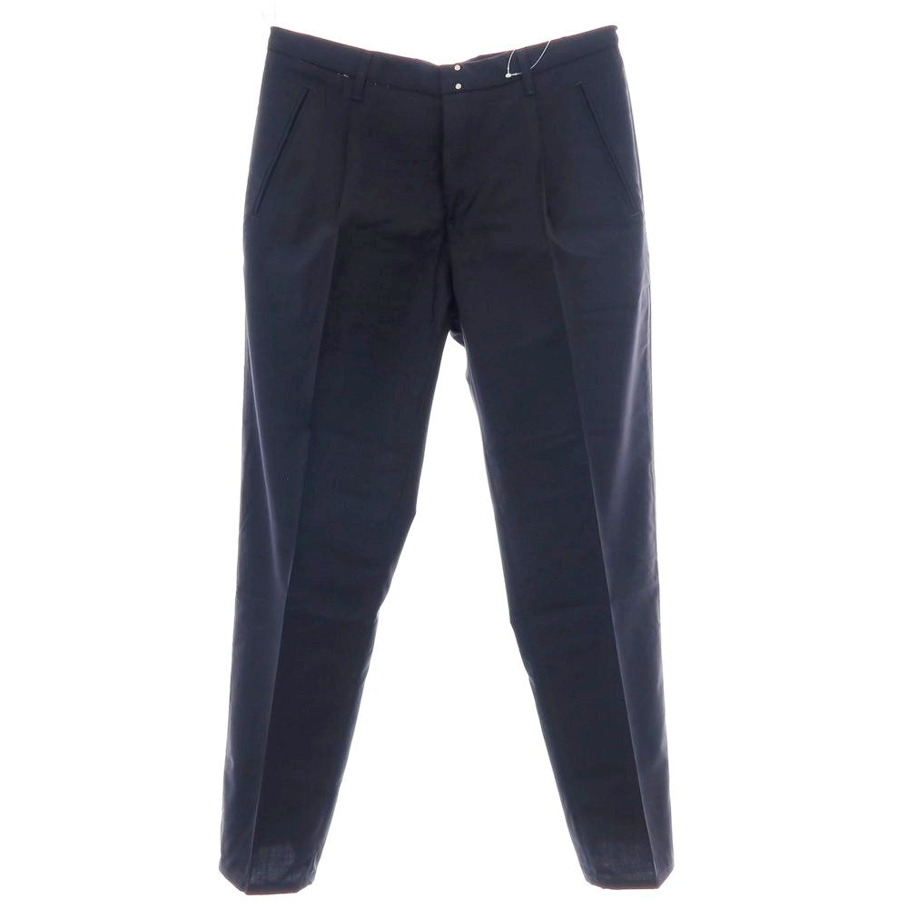 【新品】インコテックス ブルーディヴィジョン INCOTEX BLUE DIVISION ストレッチ ウール スラックス パンツ ダークネイビー【 サイズ33 】【 状態ランクN 】【 メンズ 】