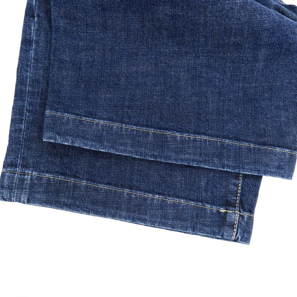 【新品】インコテックス ブルーディヴィジョン INCOTEX BLUE DIVISION ストレッチ コットン デニム ショートパンツ ジーンズ ネイビー【 サイズ33 】【 状態ランクN 】【 メンズ 】