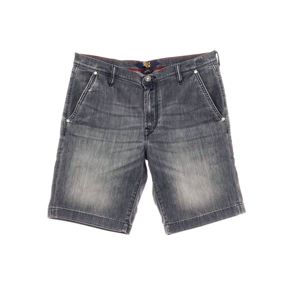 【新品】インコテックス ブルーディヴィジョン INCOTEX BLUE DIVISION ストレッチ コットンレーヨンポリエステル デニム ショートパンツ ジーンズ グレー【 33 】【 状態ランクN 】【 メンズ 】