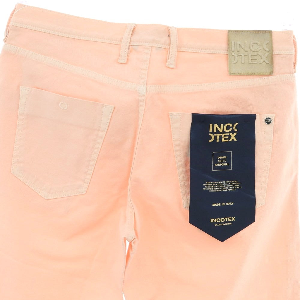 【新品】インコテックス ブルーディヴィジョン INCOTEX BLUE DIVISION ストレッチ コットンリネン ショートパンツ ライトピンク【 33 】【 状態ランクN 】【 メンズ 】