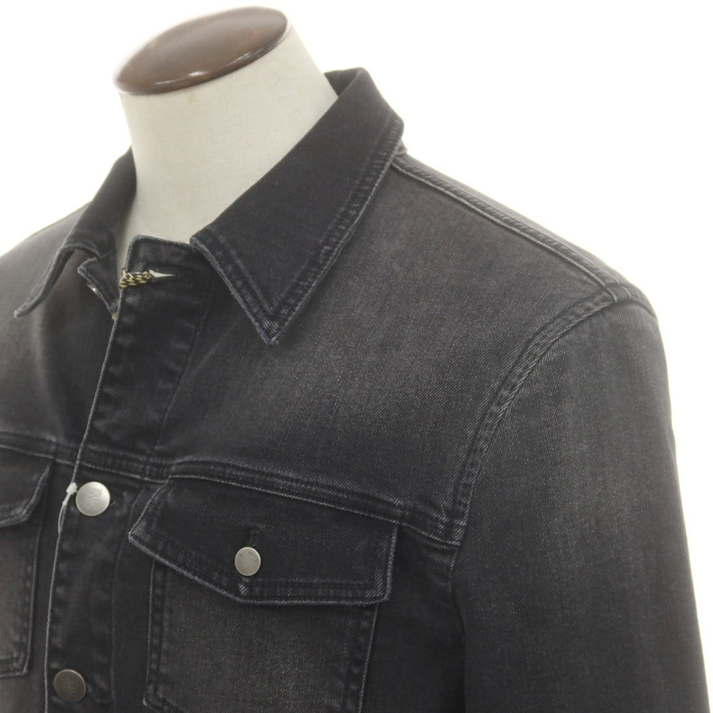 【新品】インコテックス ブルーディヴィジョン INCOTEX BLUE DIVISION ストレッチ コットン デニムジャケット ブラック【 L 】【 状態ランクN 】【 メンズ 】