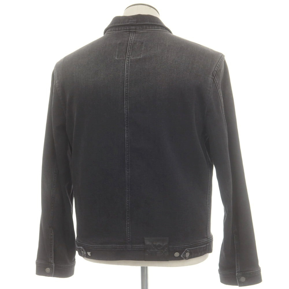 【新品】インコテックス ブルーディヴィジョン INCOTEX BLUE DIVISION ストレッチ コットン デニムジャケット ブラック【 L 】【 状態ランクN 】【 メンズ 】