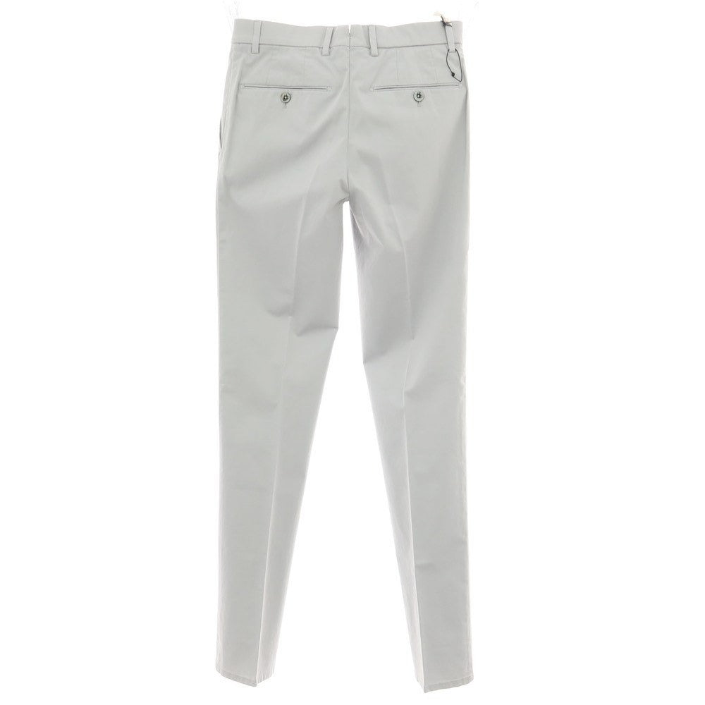 【新品】ジーティーアー G.T.A FEDERICO SLIM ストレッチコットン ワンプリーツスラックスパンツ ライトグレー【 46 】【 状態ランクN 】【 メンズ 】