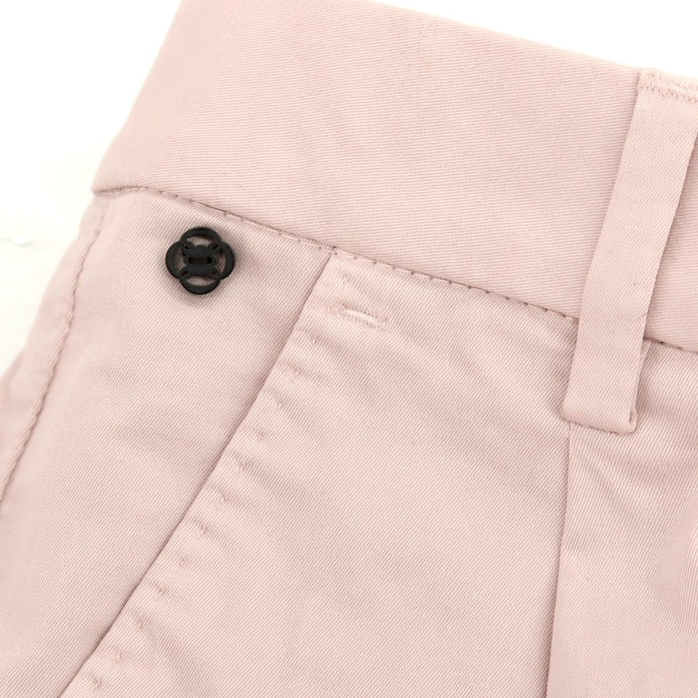 【新品】ジーティーアー G.T.A FEDERICO SLIM ストレッチコットン ワンプリーツスラックスパンツ ライトピンク【 42 】【 状態ランクN 】【 メンズ 】