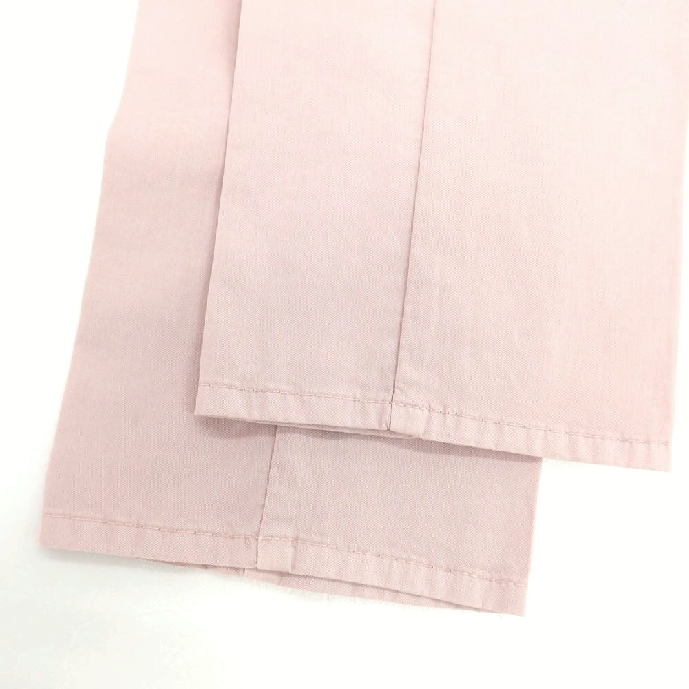 【新品】ジーティーアー G.T.A FEDERICO SLIM ストレッチコットン ワンプリーツスラックスパンツ ライトピンク【 42 】【 状態ランクN 】【 メンズ 】