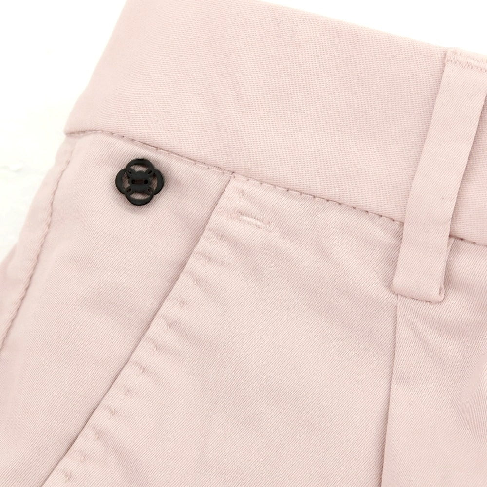 【新品】ジーティーアー G.T.A FEDERICO SLIM ストレッチコットン ワンプリーツスラックスパンツ ライトピンク【 50 】【 状態ランクN 】【 メンズ 】