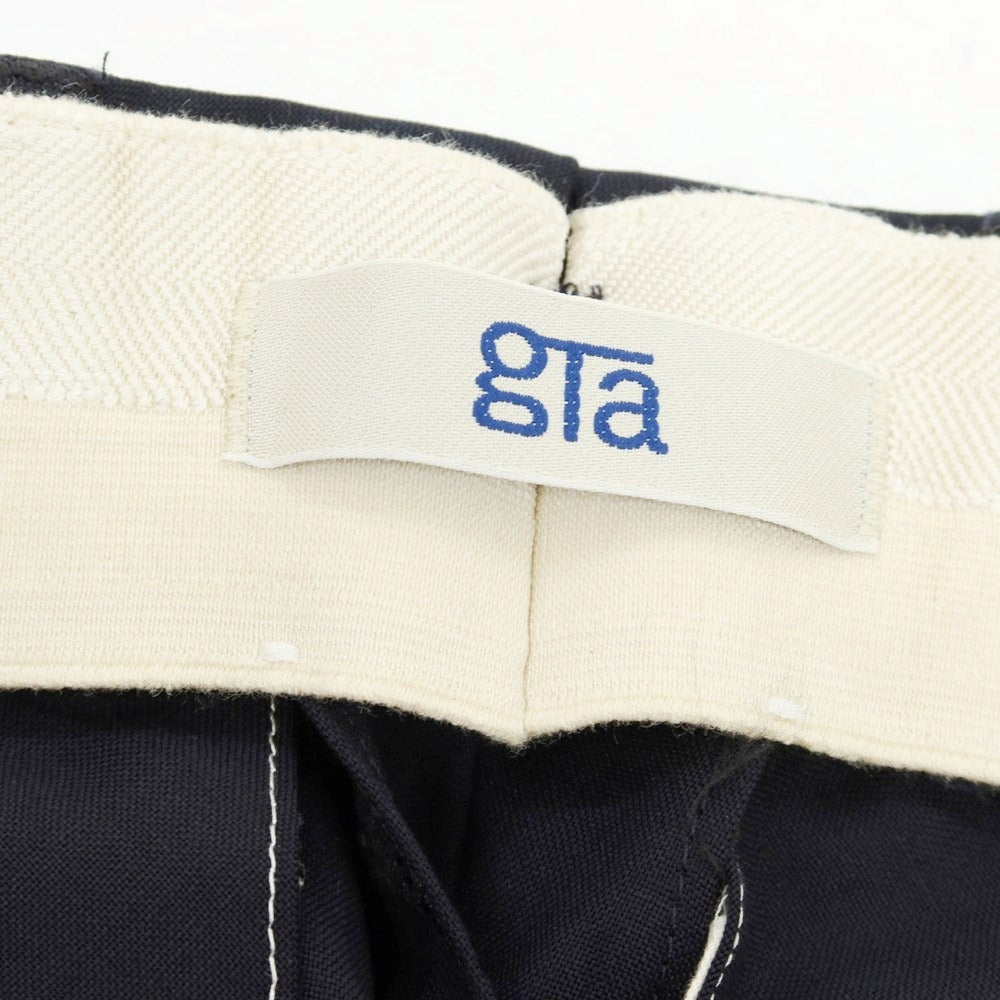 【新品】ジーティーアー G.T.A FEDERICO SLIM ウール ドレススラックスパンツ ダークネイビー【 42 】【 状態ランクN 】【 メンズ 】