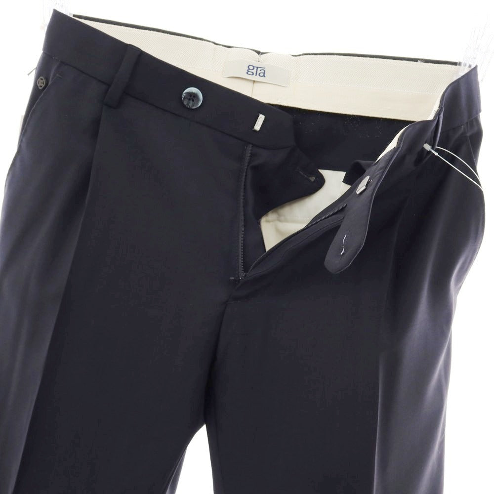 【新品】ジーティーアー G.T.A FEDERICO SLIM ウール ドレススラックスパンツ ダークネイビー【 46 】【 状態ランクN 】【 メンズ 】