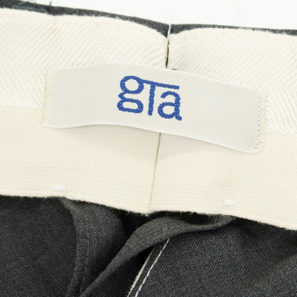 【新品】ジーティーアー G.T.A FEDERICO SLIM ウール ドレススラックスパンツ ダークグレー【 42 】【 状態ランクN 】【 メンズ 】