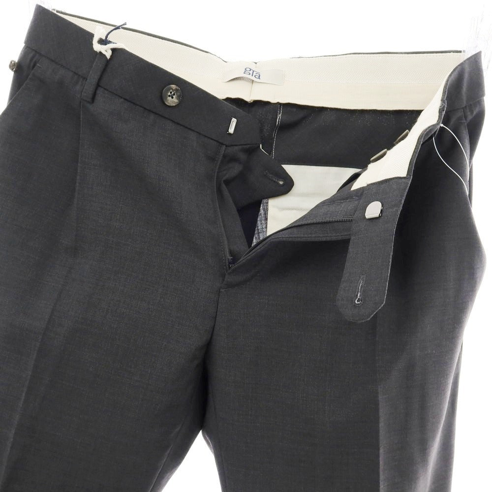 【新品】ジーティーアー G.T.A FEDERICO SLIM ウール ドレススラックスパンツ ダークグレー【 48 】【 状態ランクN 】【 メンズ 】