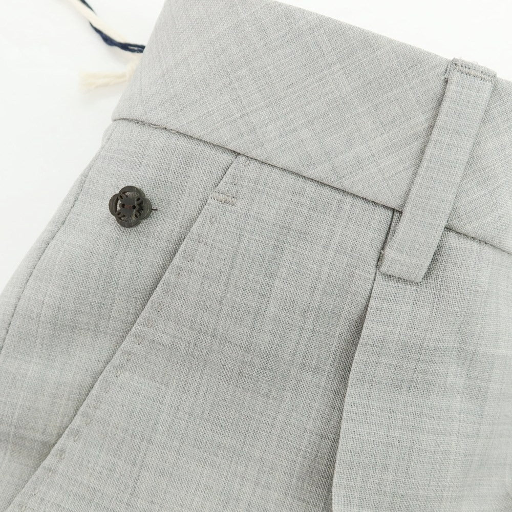 【新品】ジーティーアー G.T.A FEDERICO SLIM ウール ドレススラックスパンツ ライトグレー【 42 】【 状態ランクN 】【 メンズ 】