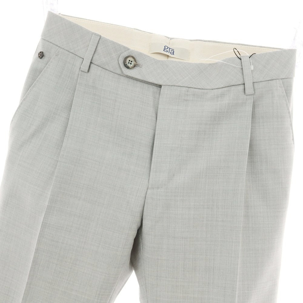 【新品】ジーティーアー G.T.A FEDERICO SLIM ウール ドレススラックスパンツ ライトグレー【 46 】【 状態ランクN 】【 メンズ 】